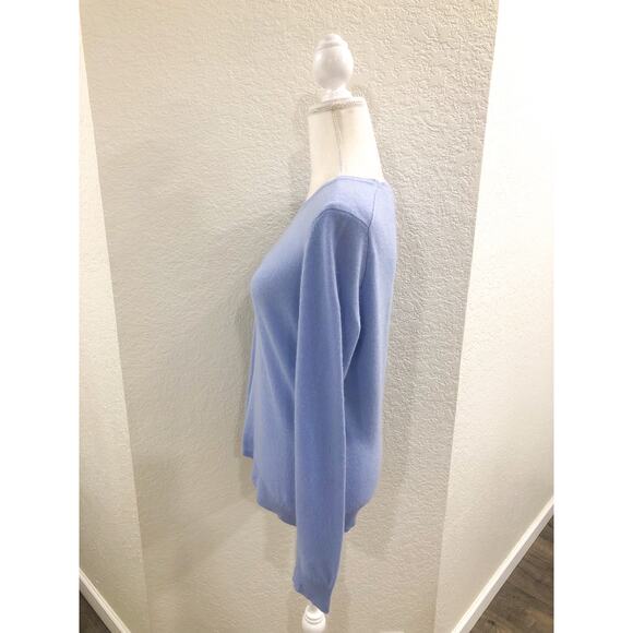 Lord and Taylor Essential 100% Cashmere Crewneck Sweater - Picture 3 of 8